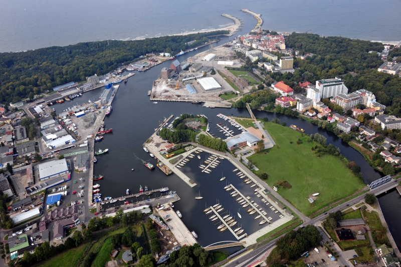 Virtuaalikuva KOLOBRZEG uudesta satamasta